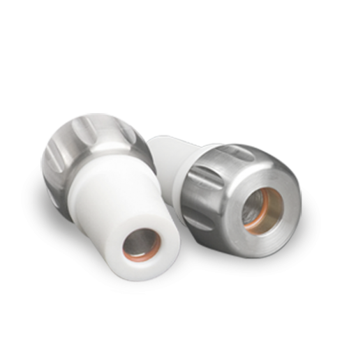 Two Hydragland sanitary adaptors